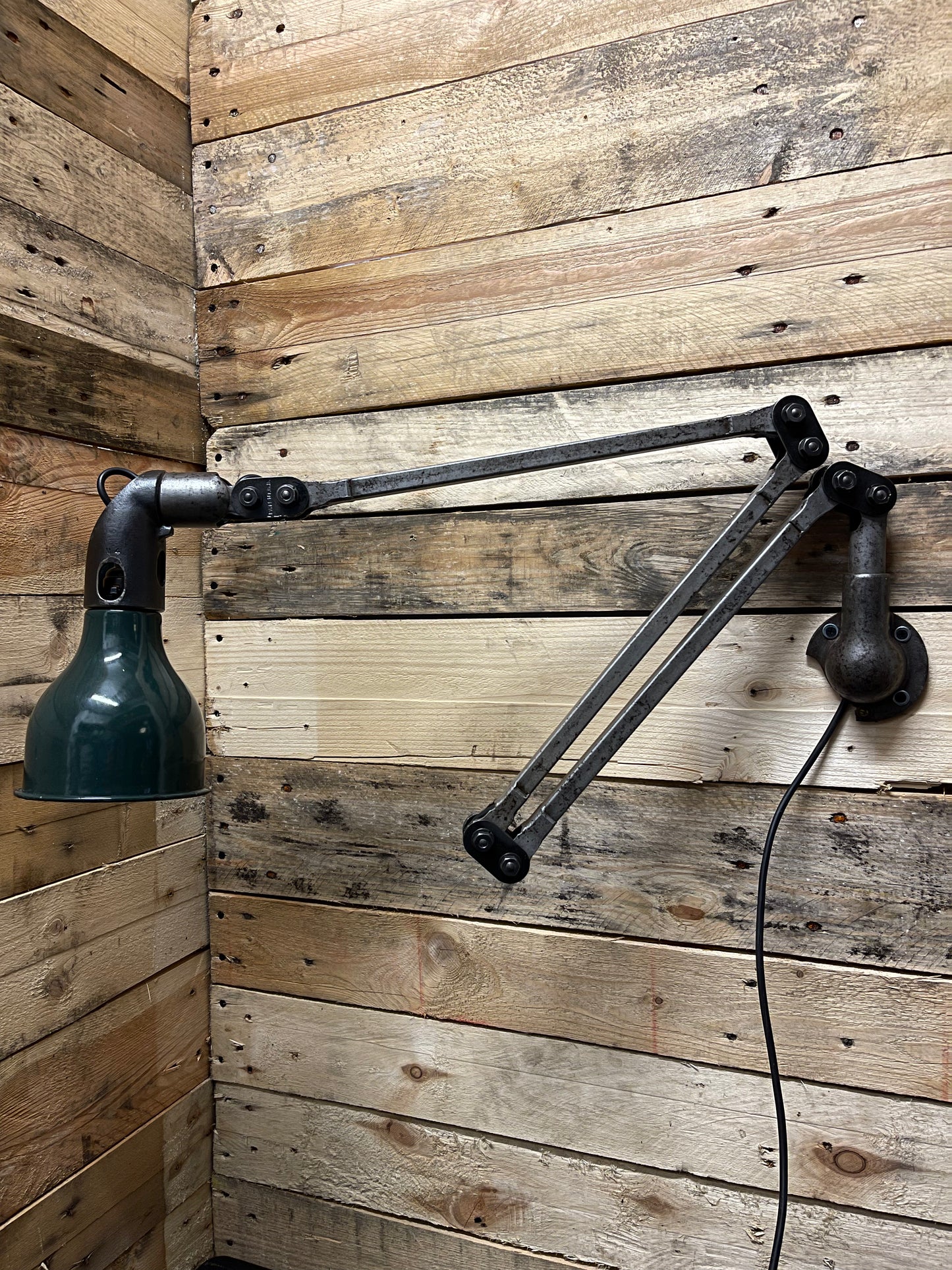 1930s Industrial Wall Lamp By Mek Elek London