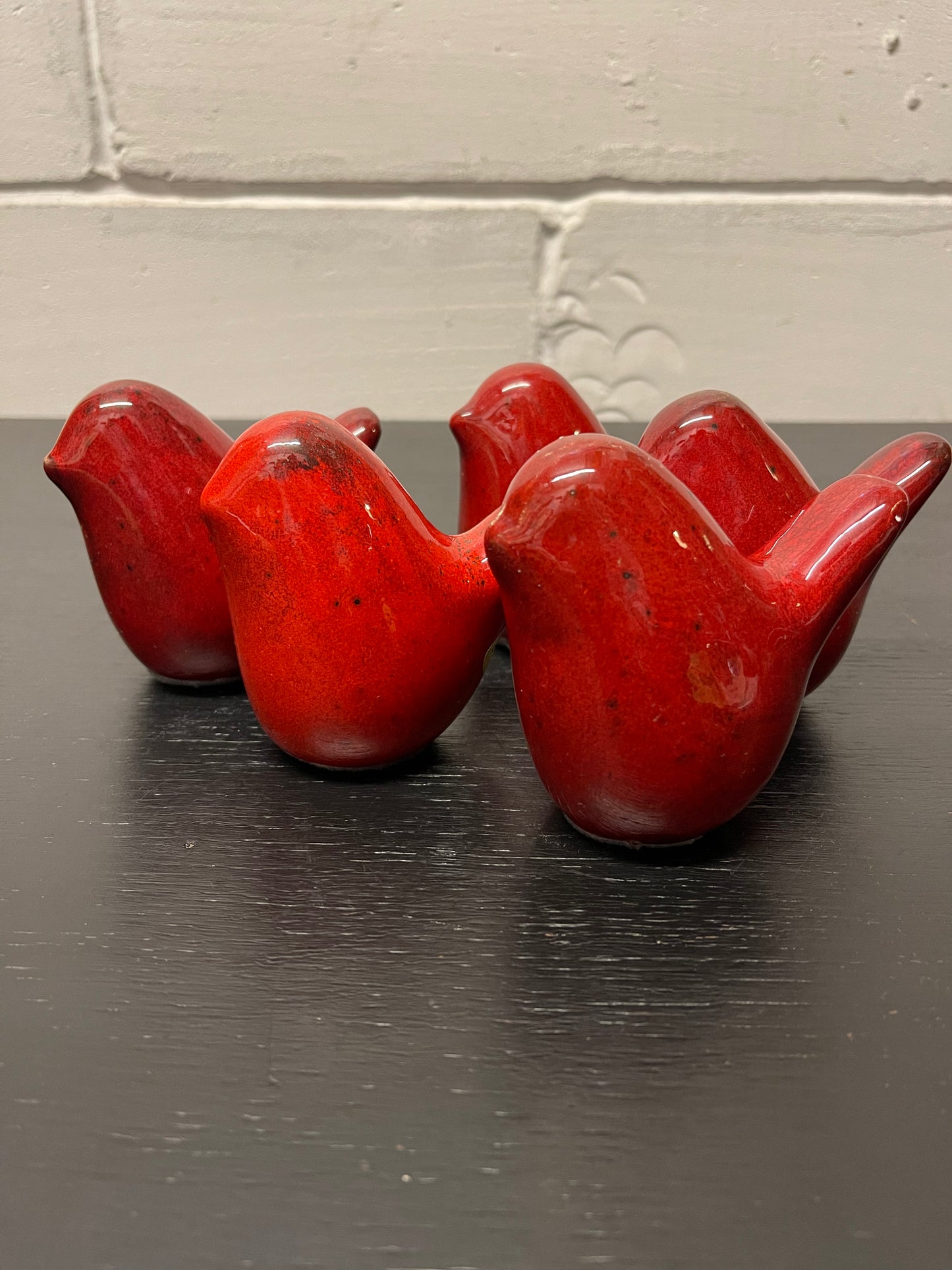 Otto Keramik Ceramic Birds West German Pottery Fat Lava