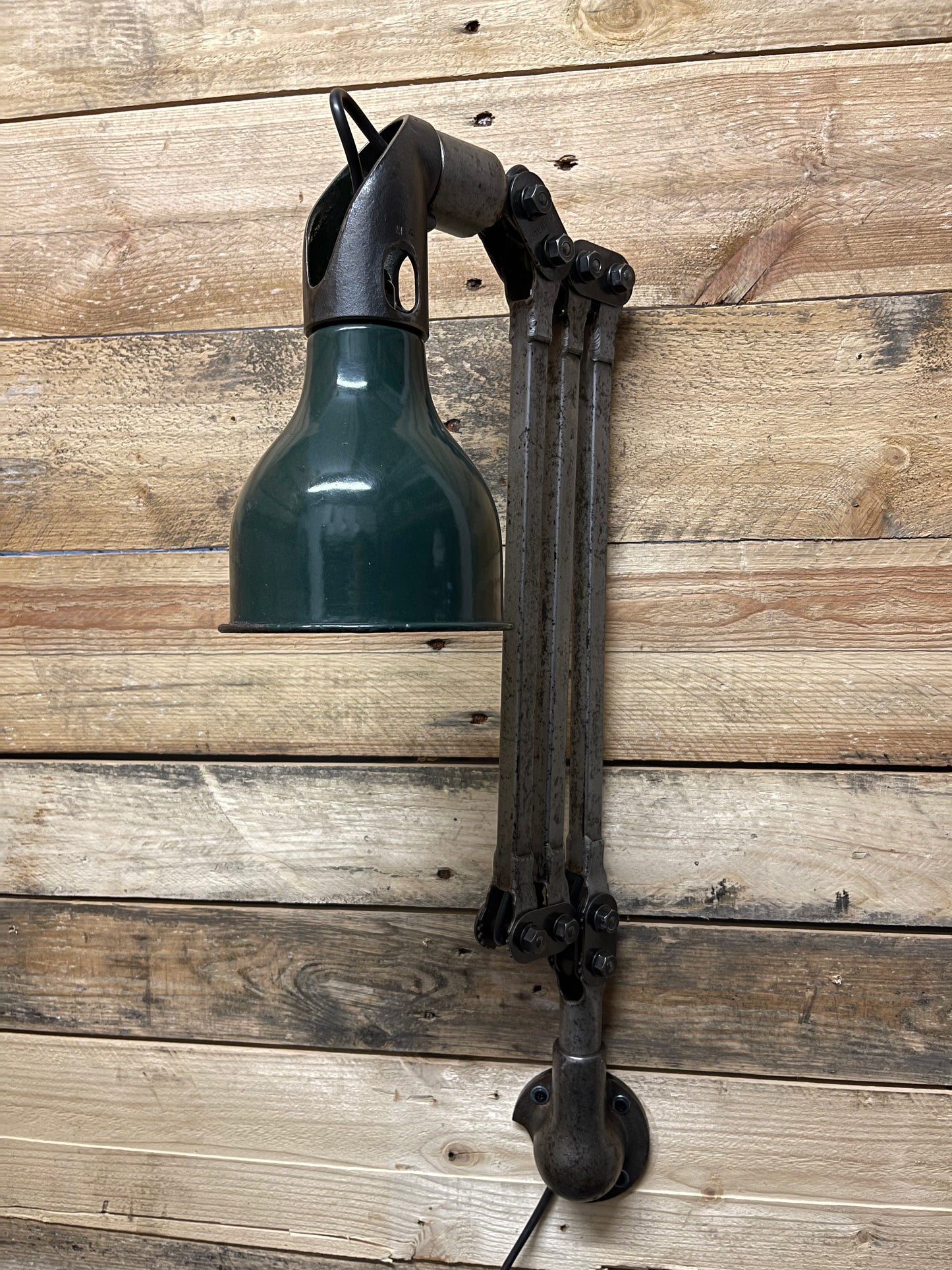 1930s Industrial Wall Lamp By Mek Elek London