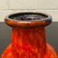 1960s West German Pottery Fossil Vase By Bay 80/25