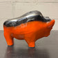 Otto Keramik Ceramic Bull West German Pottery Fat Lava