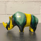 Exclusive Otto Keramik Ceramic Rhino West German Pottery Fat Lava