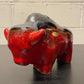 Otto Keramik Ceramic Bull West German Pottery Fat Lava