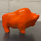 Otto Keramik Ceramic Bull West German Pottery Fat Lava