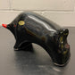 Otto Keramik Ceramic Bull West German Pottery Fat Lava