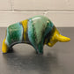 Otto Keramik Ceramic Bull West German Pottery Fat Lava