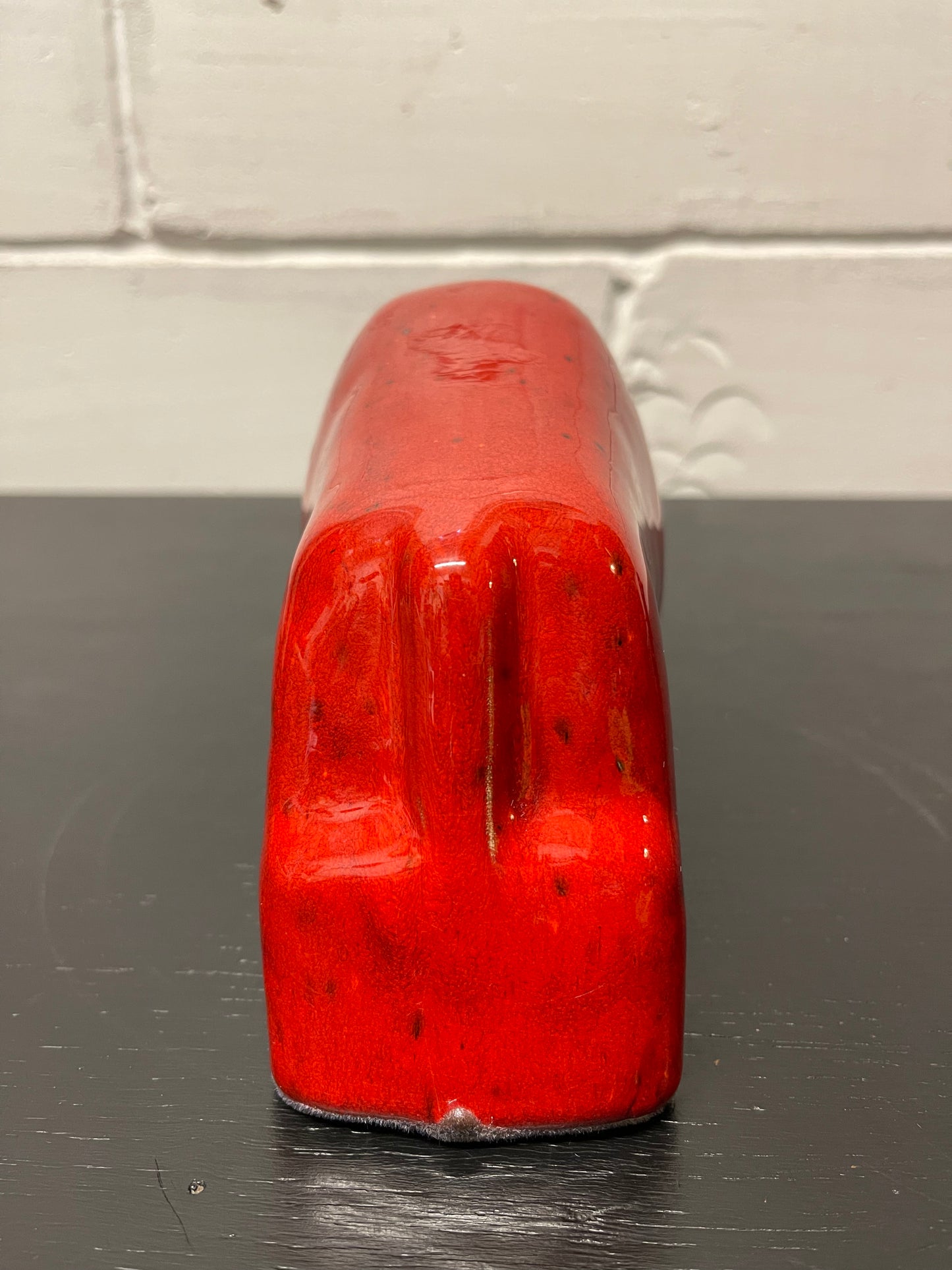 Otto Keramik Ceramic Bull West German Pottery Fat Lava
