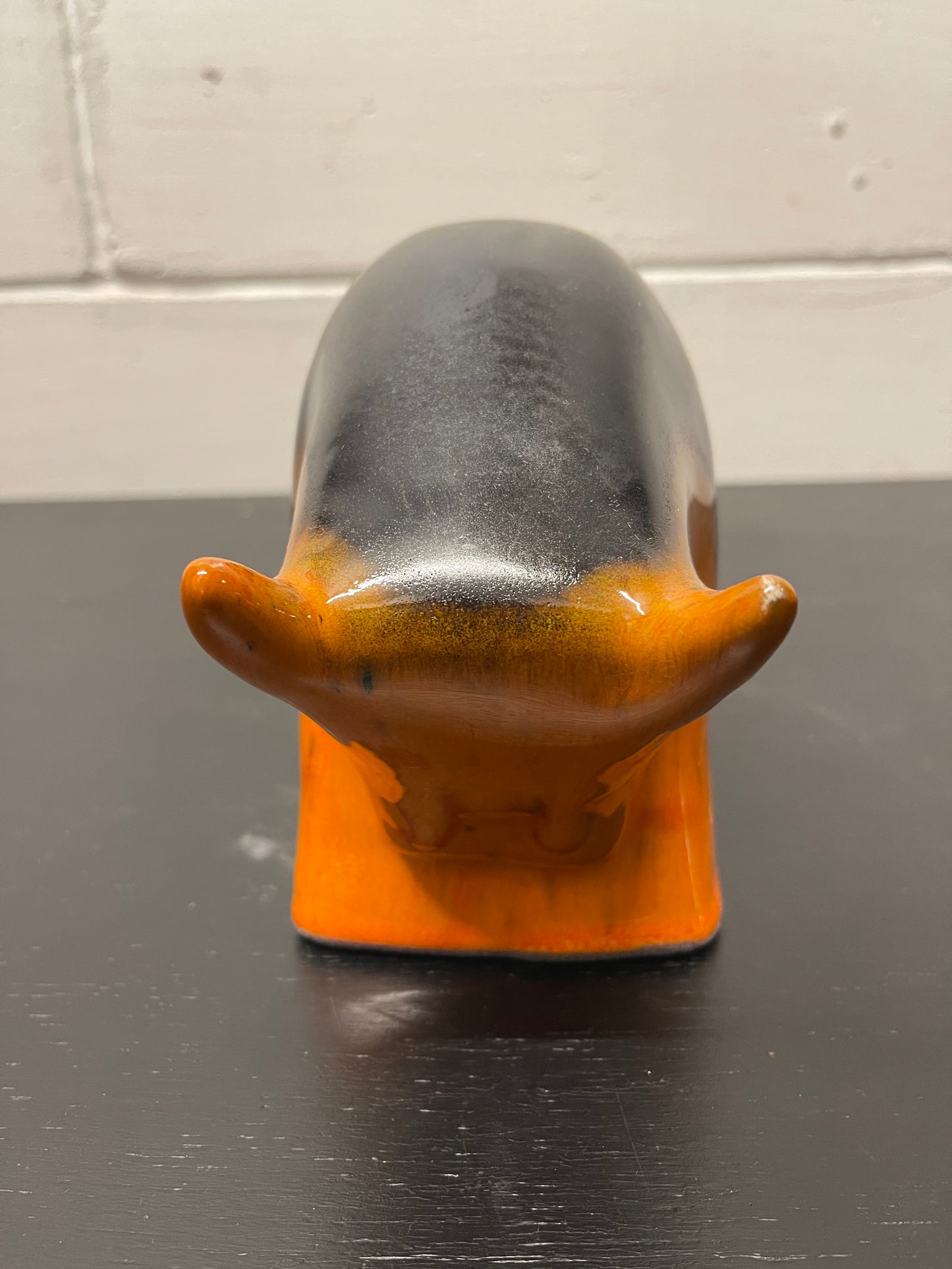 Otto Keramik Ceramic Bull West German Pottery Fat Lava