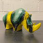 Exclusive Otto Keramik Ceramic Rhino West German Pottery Fat Lava