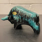 Otto Keramik Ceramic Bull West German Pottery Fat Lava