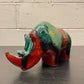 Exclusive Otto Keramik Ceramic Rhino West German Pottery Fat Lava