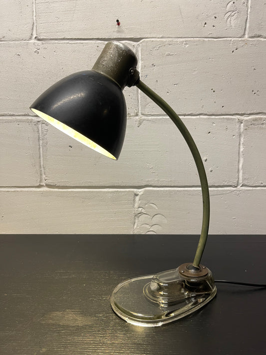 1940s Glass Base Model 1115 Table Lamp By Marianne Brandt For Kandem