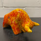 Otto Keramik Ceramic Bull West German Pottery Fat Lava