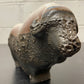 Otto Keramik Ceramic Buffalo West German Pottery Fat Lava