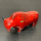 Otto Keramik Ceramic Bull West German Pottery Fat Lava
