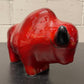 Otto Keramik Ceramic Bull West German Pottery Fat Lava