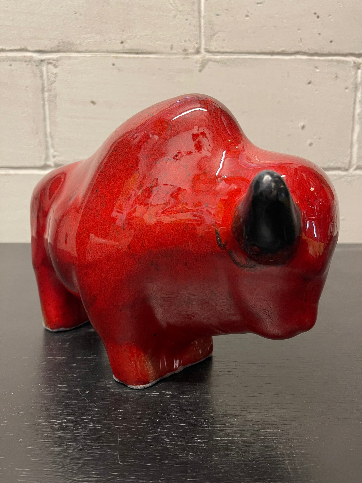 Otto Keramik Ceramic Bull West German Pottery Fat Lava