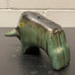 Otto Keramik Ceramic Bull West German Pottery Fat Lava