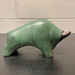 Otto Keramik Ceramic Bull West German Pottery Fat Lava