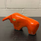 Otto Keramik Ceramic Bull West German Pottery Fat Lava