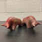 Otto Keramik Ceramic Bull West German Pottery Fat Lava