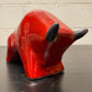 Otto Keramik Ceramic Bull West German Pottery Fat Lava