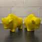 Otto Keramik Ceramic Bull West German Pottery Fat Lava
