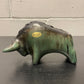 Otto Keramik Ceramic Bull West German Pottery Fat Lava