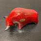 Otto Keramik Ceramic Bull West German Pottery Fat Lava