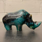 Exclusive Otto Keramik Ceramic Rhino West German Pottery Fat Lava