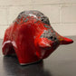 Otto Keramik Ceramic Bull West German Pottery Fat Lava