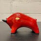 Otto Keramik Ceramic Bull West German Pottery Fat Lava