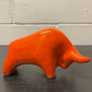Otto Keramik Ceramic Bull West German Pottery Fat Lava