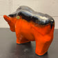 Otto Keramik Ceramic Bull West German Pottery Fat Lava