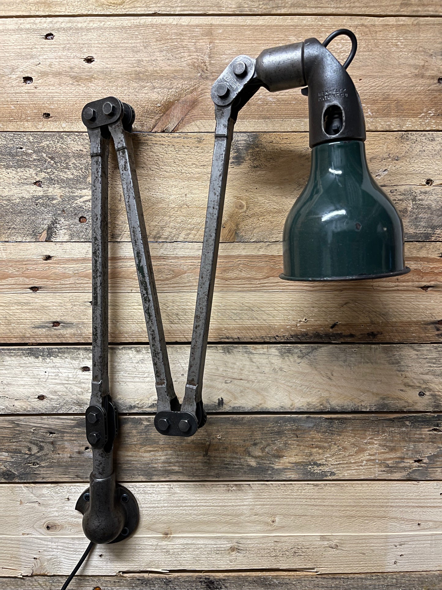 1930s Industrial Wall Lamp By Mek Elek London