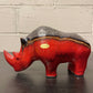 Exclusive Otto Keramik Ceramic Rhino West German Pottery Fat Lava
