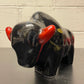 Otto Keramik Ceramic Bull West German Pottery Fat Lava