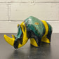 Exclusive Otto Keramik Ceramic Rhino West German Pottery Fat Lava