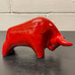 Otto Keramik Ceramic Bull West German Pottery Fat Lava