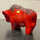 Otto Keramik Ceramic Bull West German Pottery Fat Lava