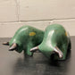 Otto Keramik Ceramic Bull West German Pottery Fat Lava