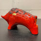 Otto Keramik Ceramic Bull West German Pottery Fat Lava
