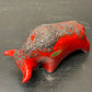 Otto Keramik Ceramic Bull West German Pottery Fat Lava