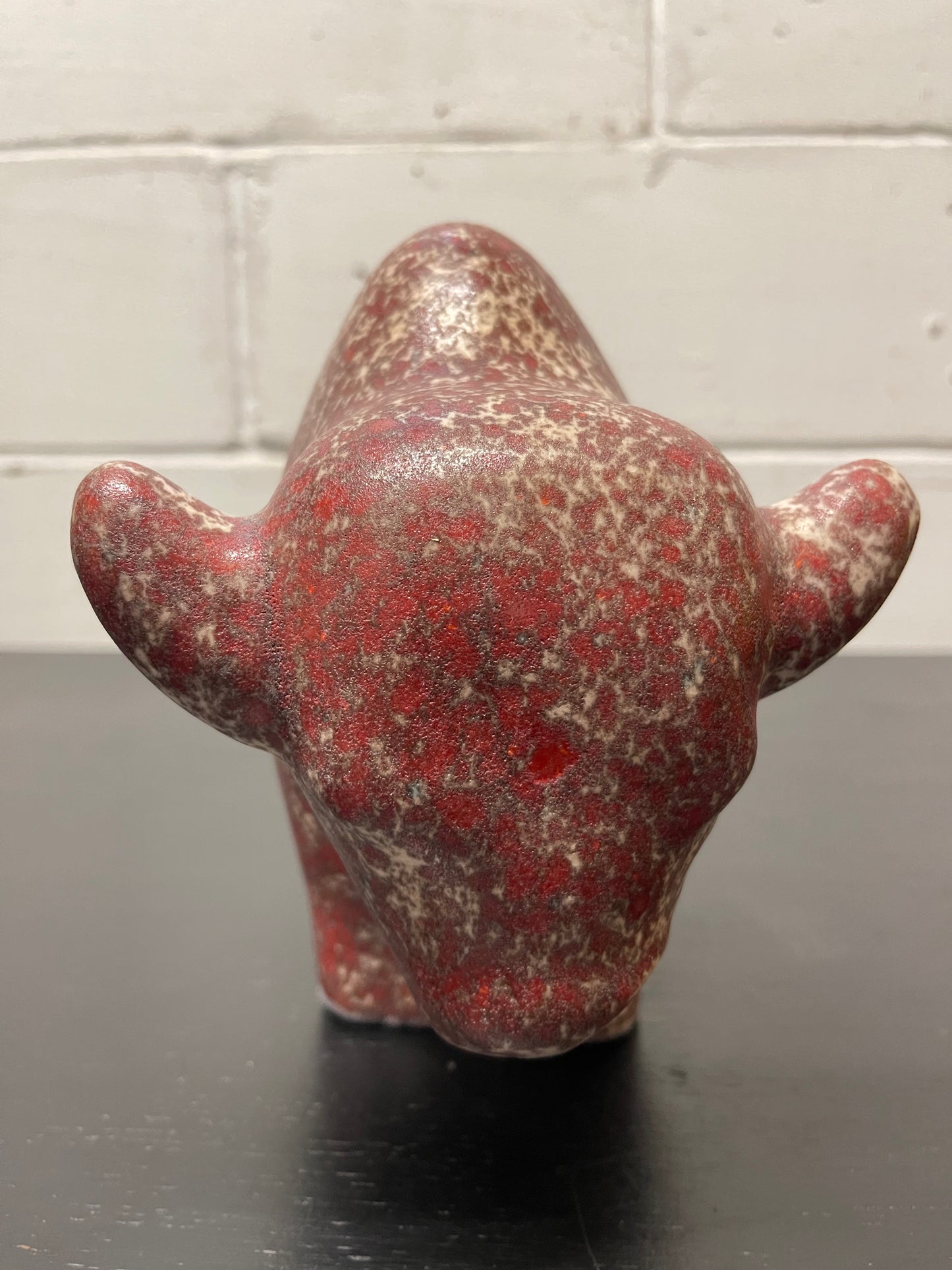 Otto Keramik Ceramic Bull West German Pottery Fat Lava