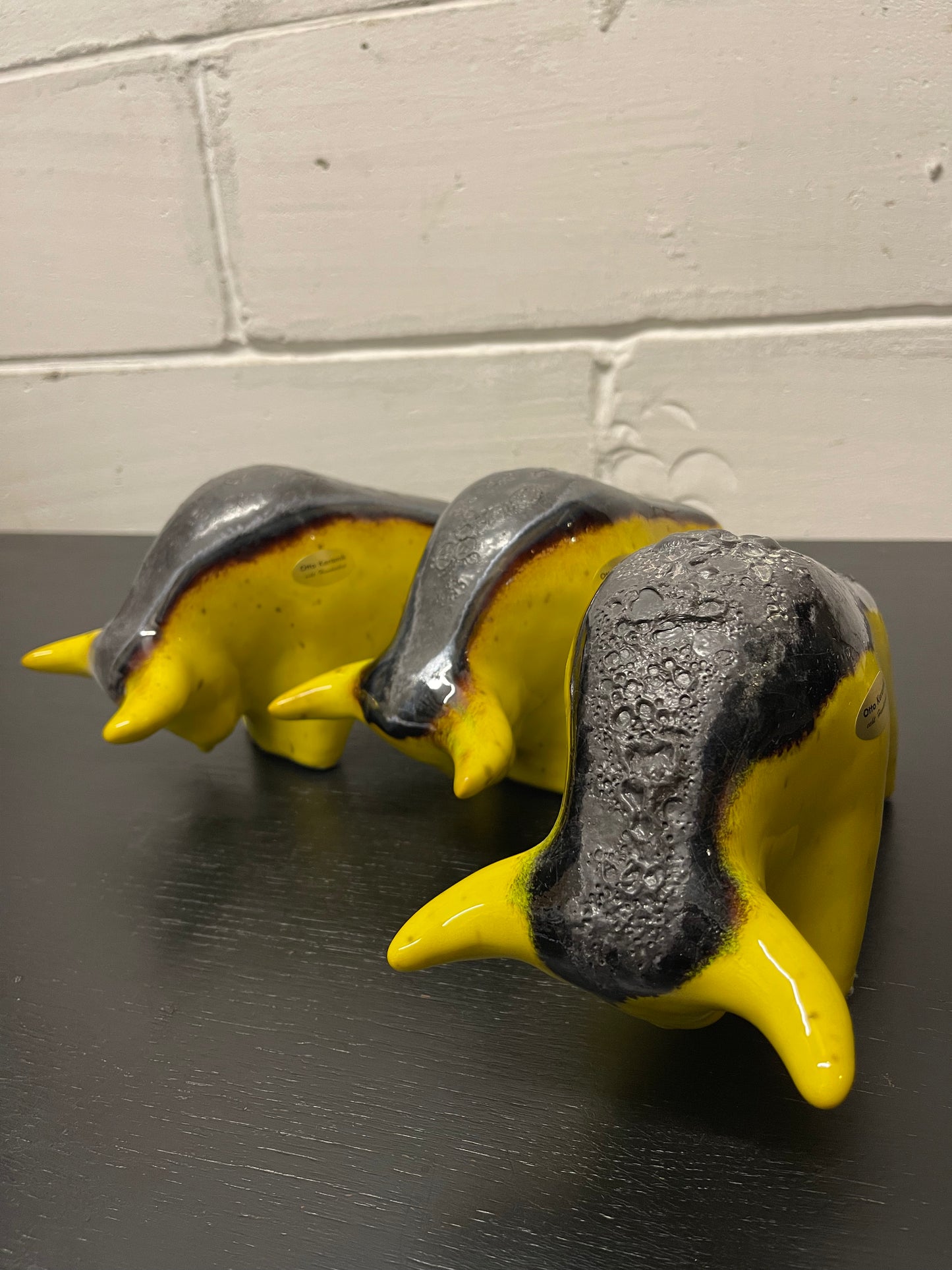 Otto Keramik Ceramic Bull West German Pottery Fat Lava