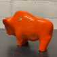 Otto Keramik Ceramic Bull West German Pottery Fat Lava