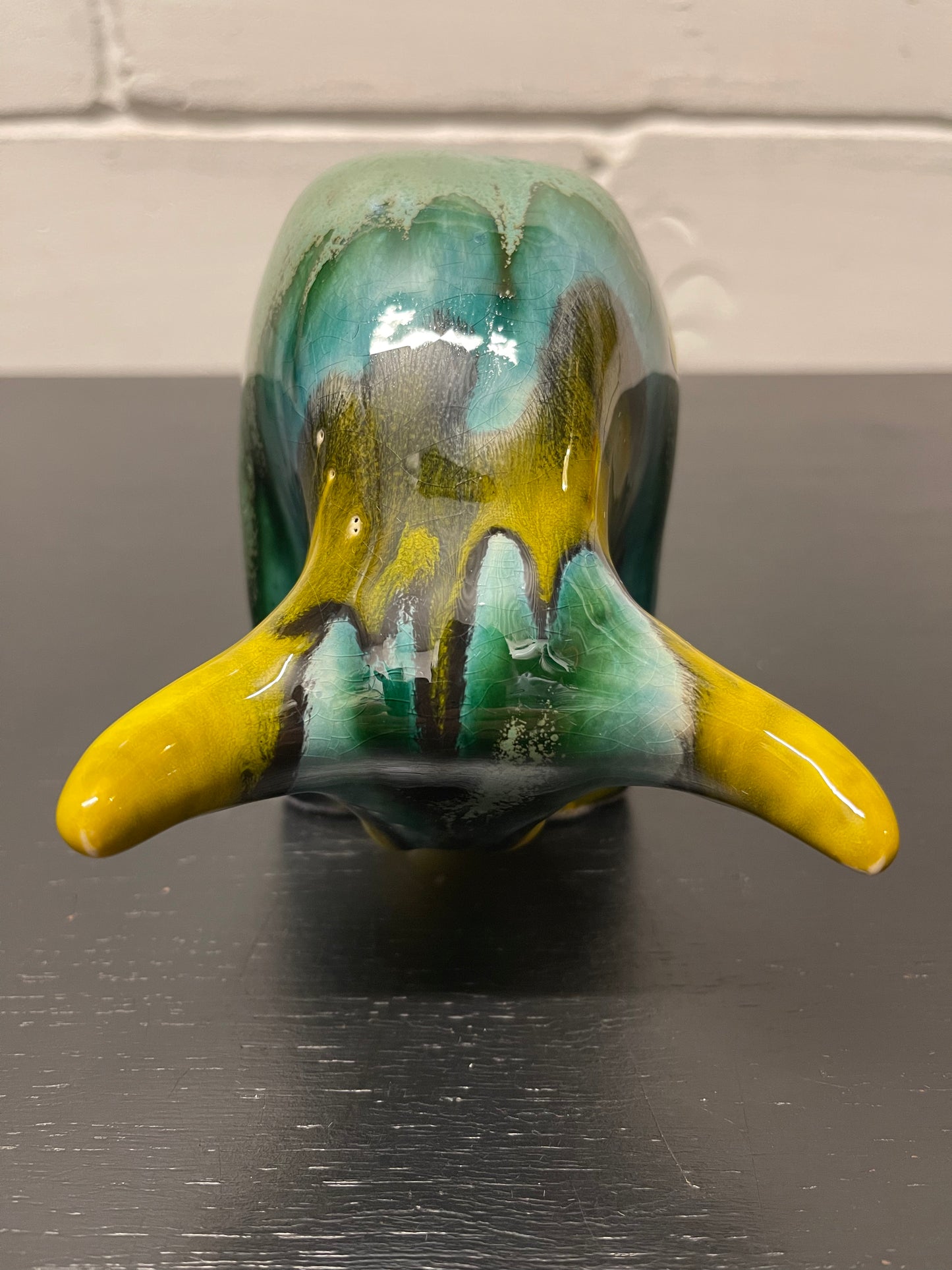 Otto Keramik Ceramic Bull West German Pottery Fat Lava