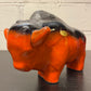 Otto Keramik Ceramic Bull West German Pottery Fat Lava