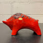 Otto Keramik Ceramic Bull West German Pottery Fat Lava