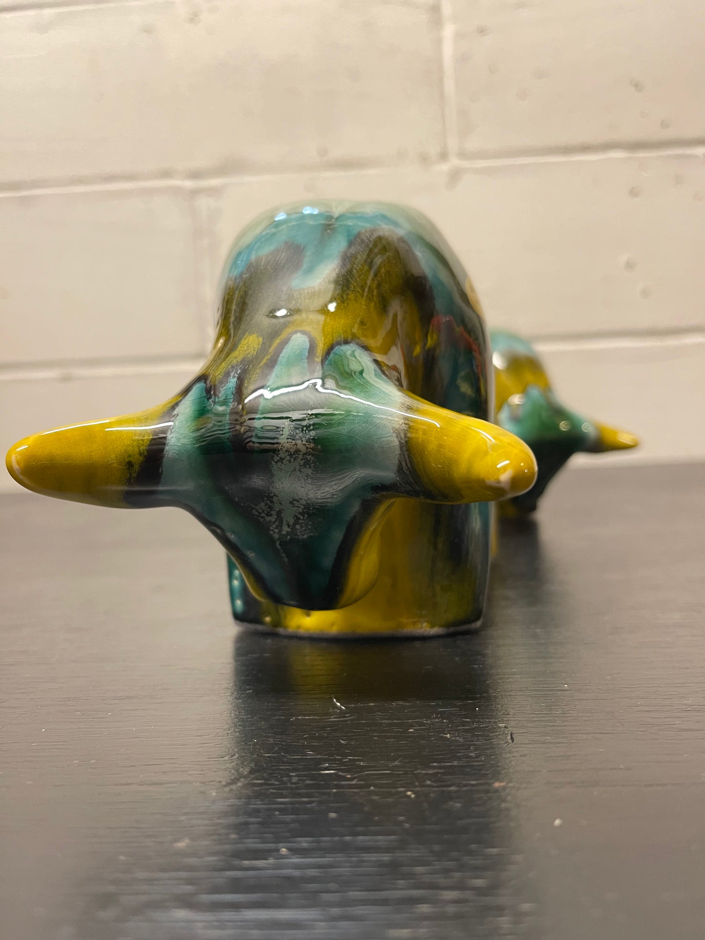 Otto Keramik Ceramic Bull West German Pottery Fat Lava